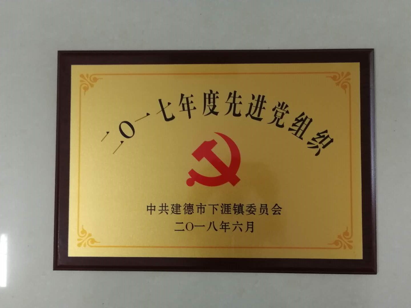 新安江工業(yè)泵榮獲先進(jìn)黨組織榮譽(yù)稱號